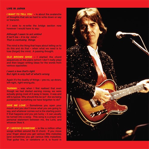 Live in japan george harrison