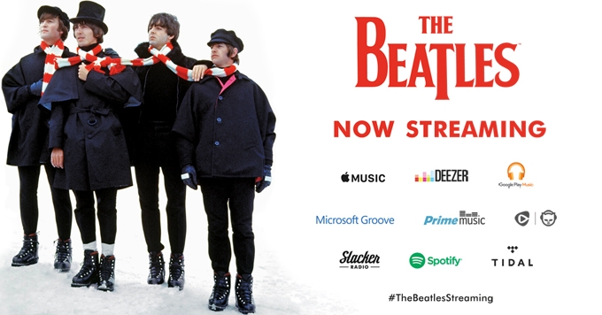 The Beatles Now Streaming